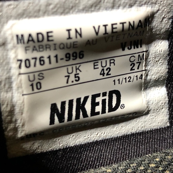 Nike ID Free TR Fit 4 Black Purple Athletic Running Shoes Women’s 10 - Picture 8 of 9